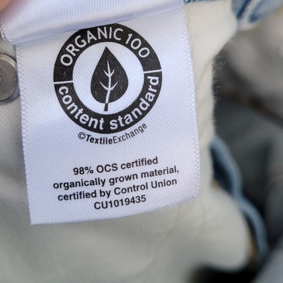 Everlane Denim Cheeky Jean Sky Blue Wash size 35 Short 35 - Picture 9 of 9